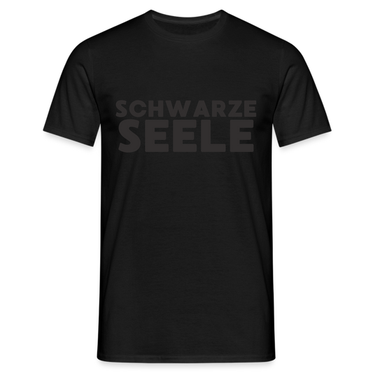 Schwarze Seele Herren T-Shirt - Schwarz