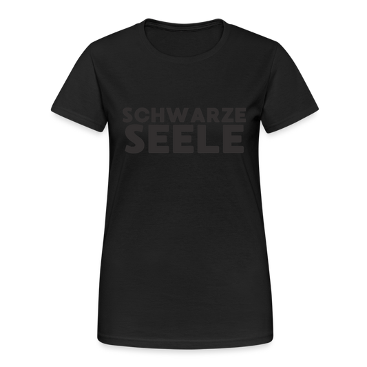 Schwarze Seele Damen T-Shirt - Schwarz