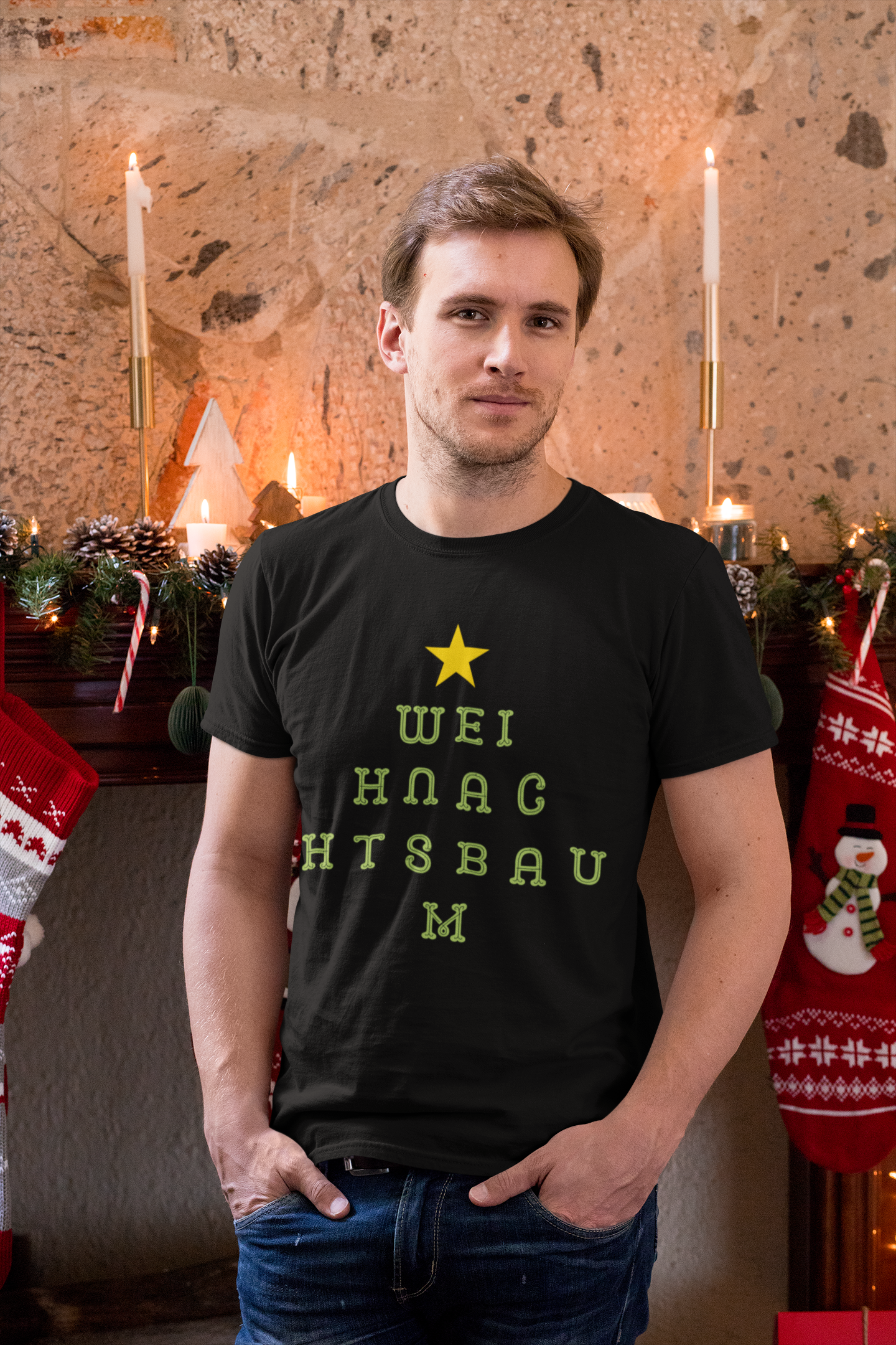 Christmas Treeception Herren T-Shirt